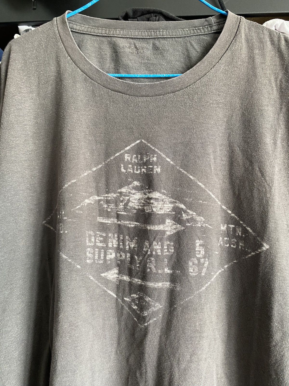 Denim & Supply Ralph Lauren × Designer × Vintage 90s🔥 Denim Supply Ralph Lauren Sun Daded Washed Shirt Tee Size US XL / EU 56 / 4 - 2 Thumbnail