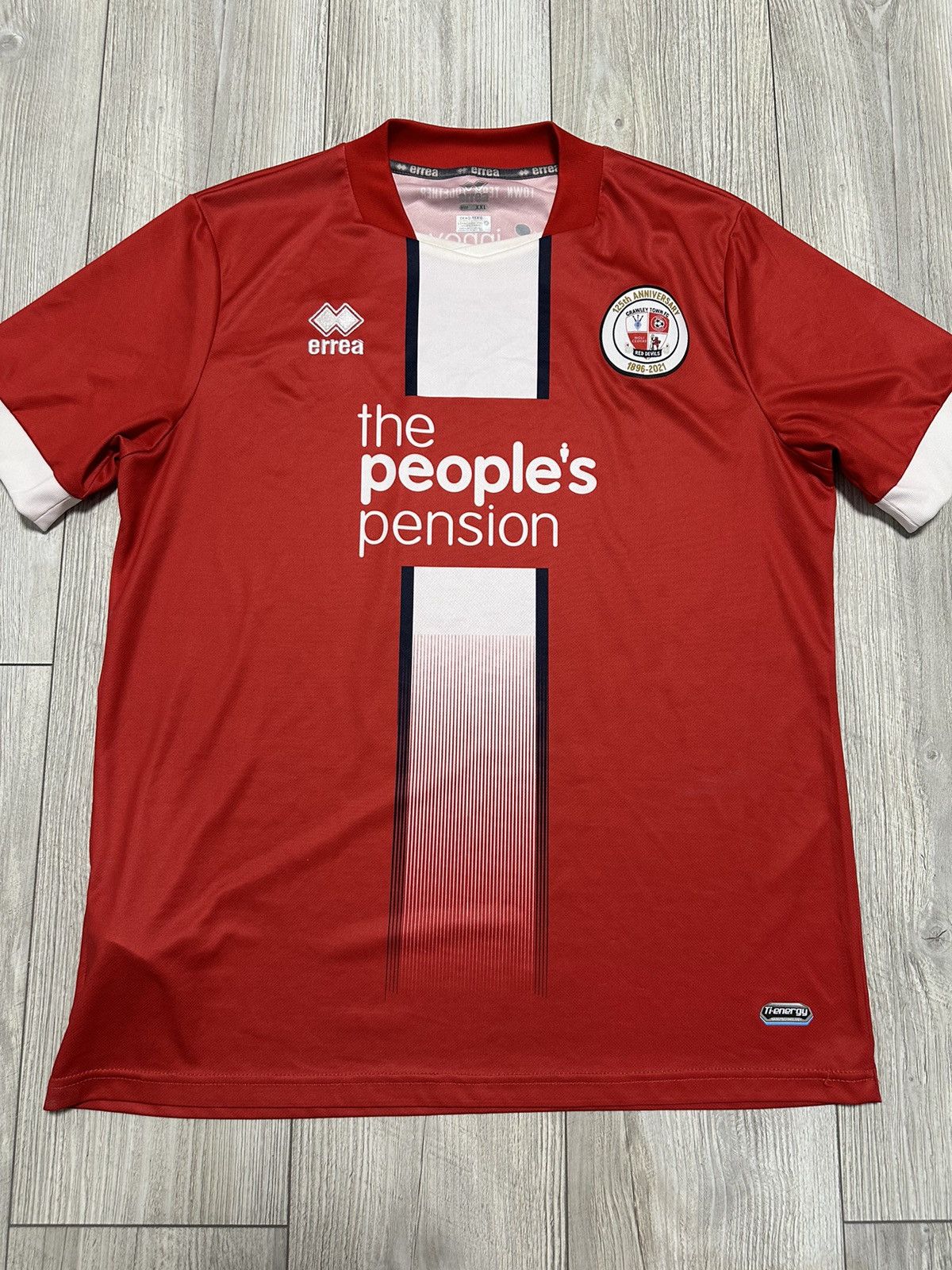Errea Errea Crawley Town FC Red Devil Soccer Jersey size XXL Size US XXL / EU 58 / 5 - 1 Thumbnail