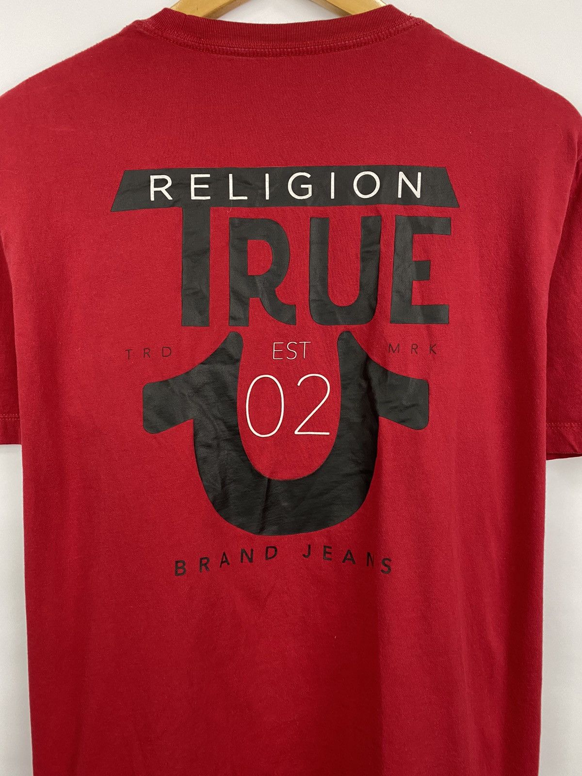 True Religion 🇺🇸 Vintage True Religion Made in USA T-Shirt Hype Y2K Rare Size US L / EU 52-54 / 3 - 4 Thumbnail