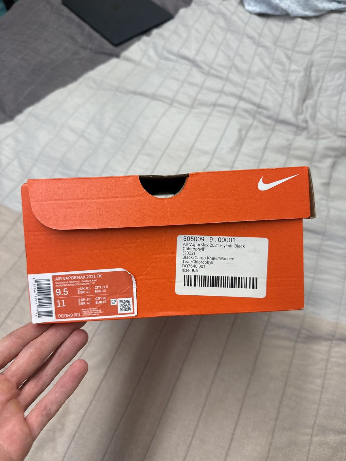 Nike Nike VAPORMAX FK 2021 chlorophyll flyknit Size US 9.5 / EU 42-43 - 14 Thumbnail