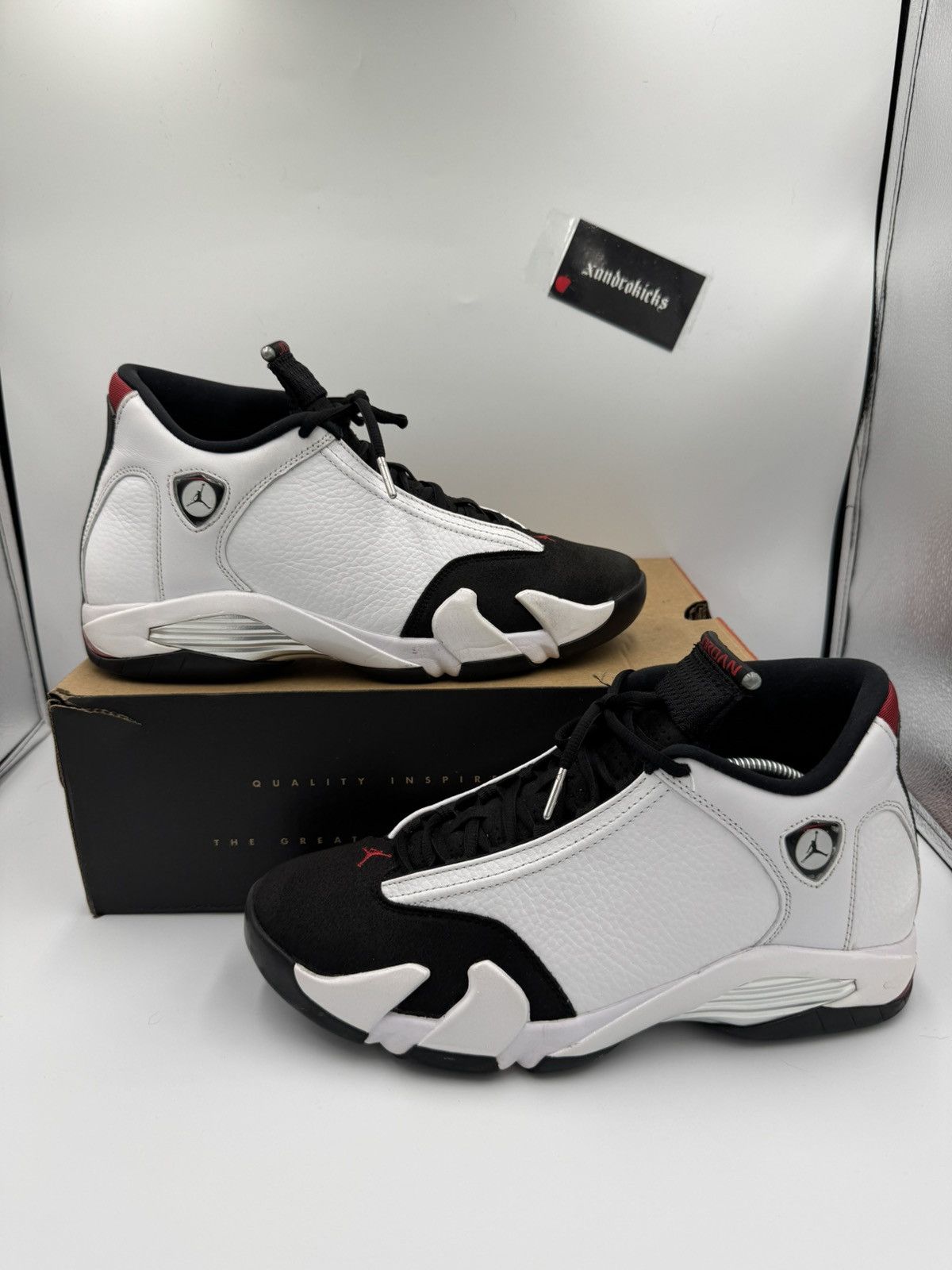 Jordan Brand Size 10 Jordan 14 Black Toe Size US 10 / EU 43 - 1 Thumbnail