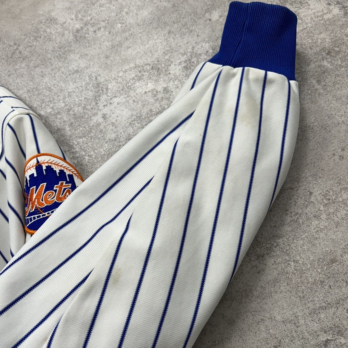 MLB × Vintage VTG 80s 90s MLB NEW YORK METS FELCO PINSTRIPE BOMBER JACKET Size US L / EU 52-54 / 3 - 10 Thumbnail