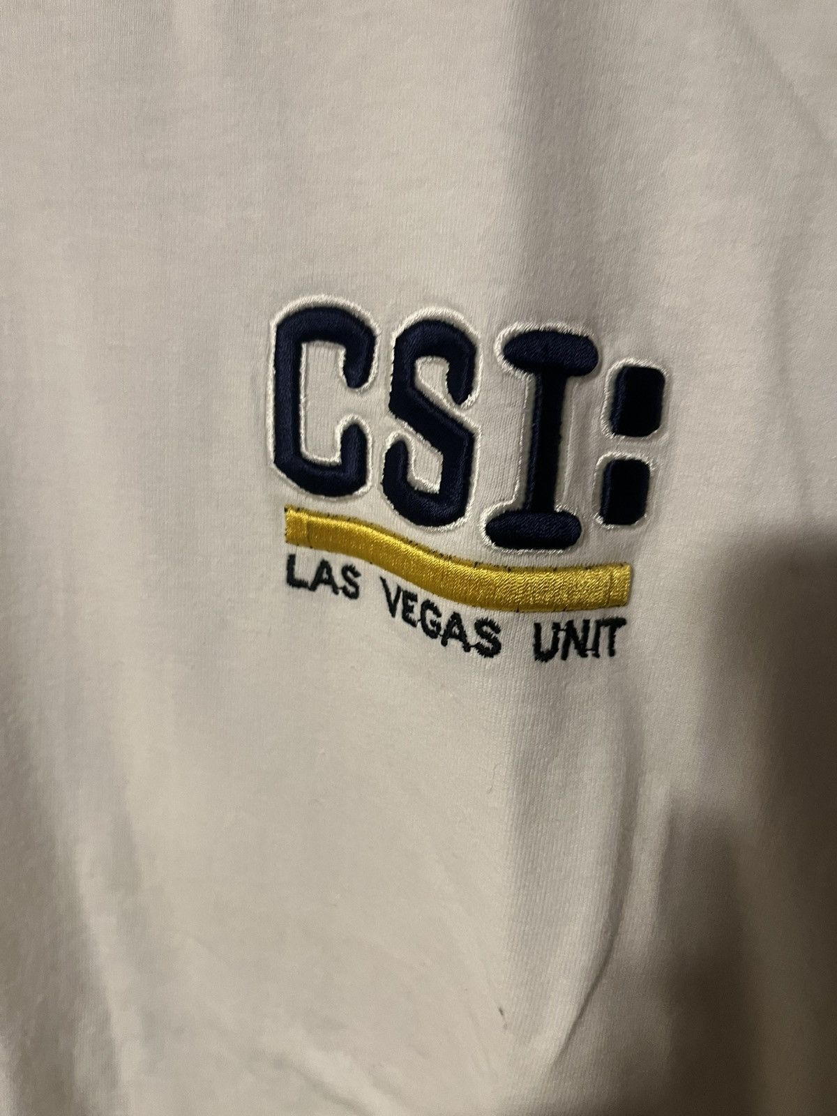 Hanes Y2K CSI Las Vegas Unit TV Promotional Embroidered tee shirt Size US XL / EU 56 / 4 - 4 Thumbnail