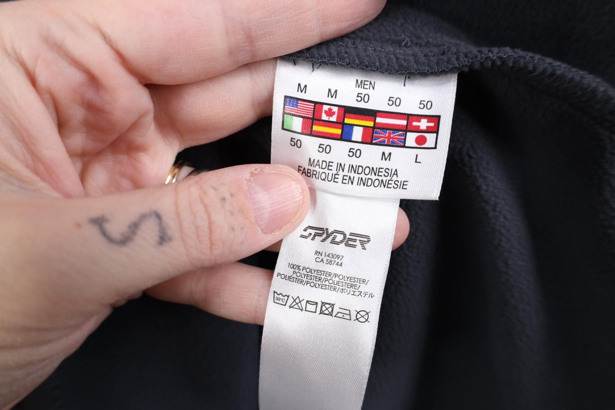 Spyder Spyder Color Block Spider Logo 1/4 Zip Pullover Jacket Size US M / EU 48-50 / 2 - 10 Thumbnail