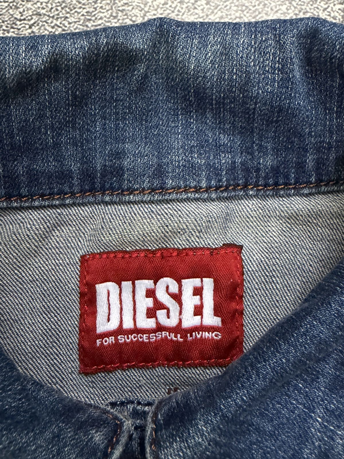 Diesel Diesel Vintage Cropped Denim Trucker Jacket Y2K S/M Size M / US 6-8 / IT 42-44 - 8 Thumbnail