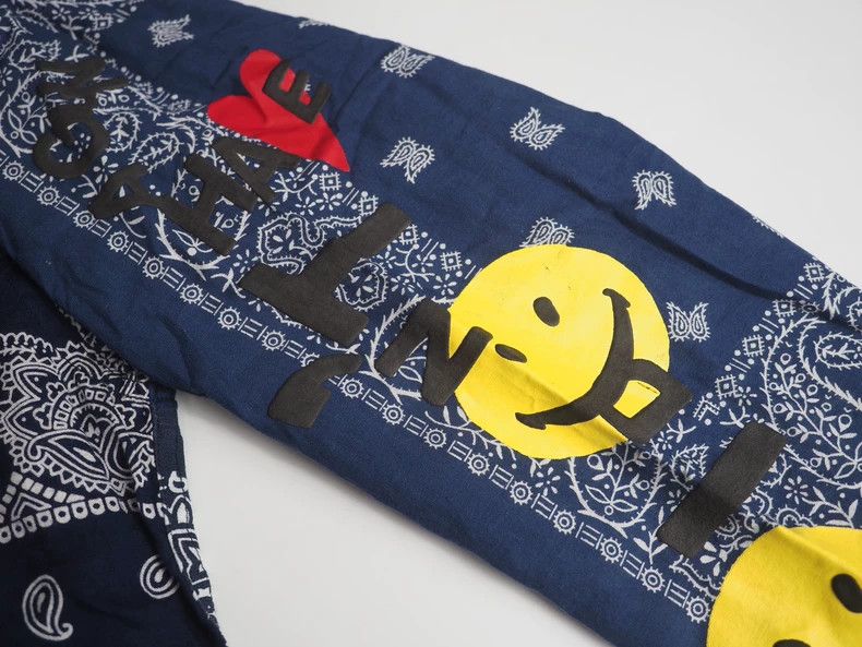READYMADE ReadyMade Size 2 Dark blue cashew flower smiley face set su Size 38R - 4 Thumbnail