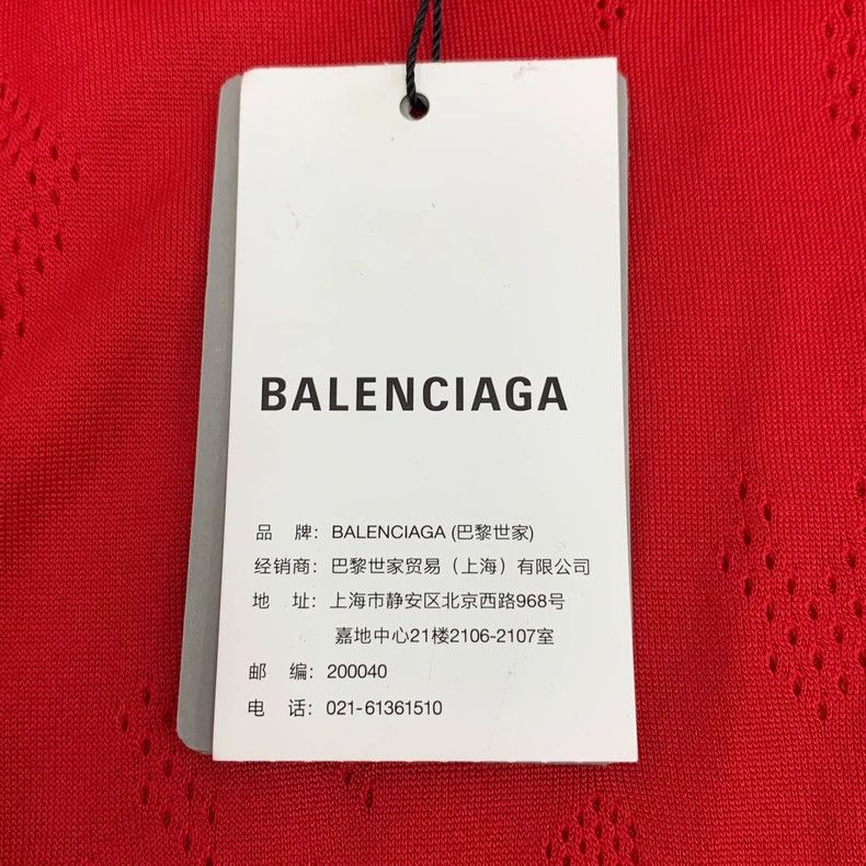 Balenciaga Balenciaga Red cut-out casual skirt Size 24" / US 00 / IT 34 - 6 Thumbnail