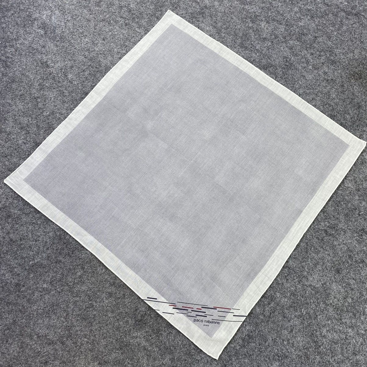 Paco Rabanne × Vintage Paco Rabanne Handkerchief / Bandana / Neckerchief-B870 Size ONE SIZE - 4 Thumbnail
