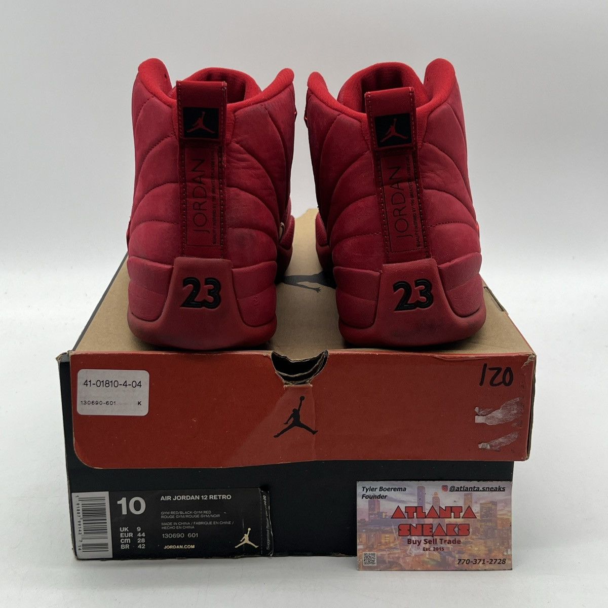 Jordan Brand Air Jordan 12 gym red Size US 10 / EU 43 - 3 Thumbnail