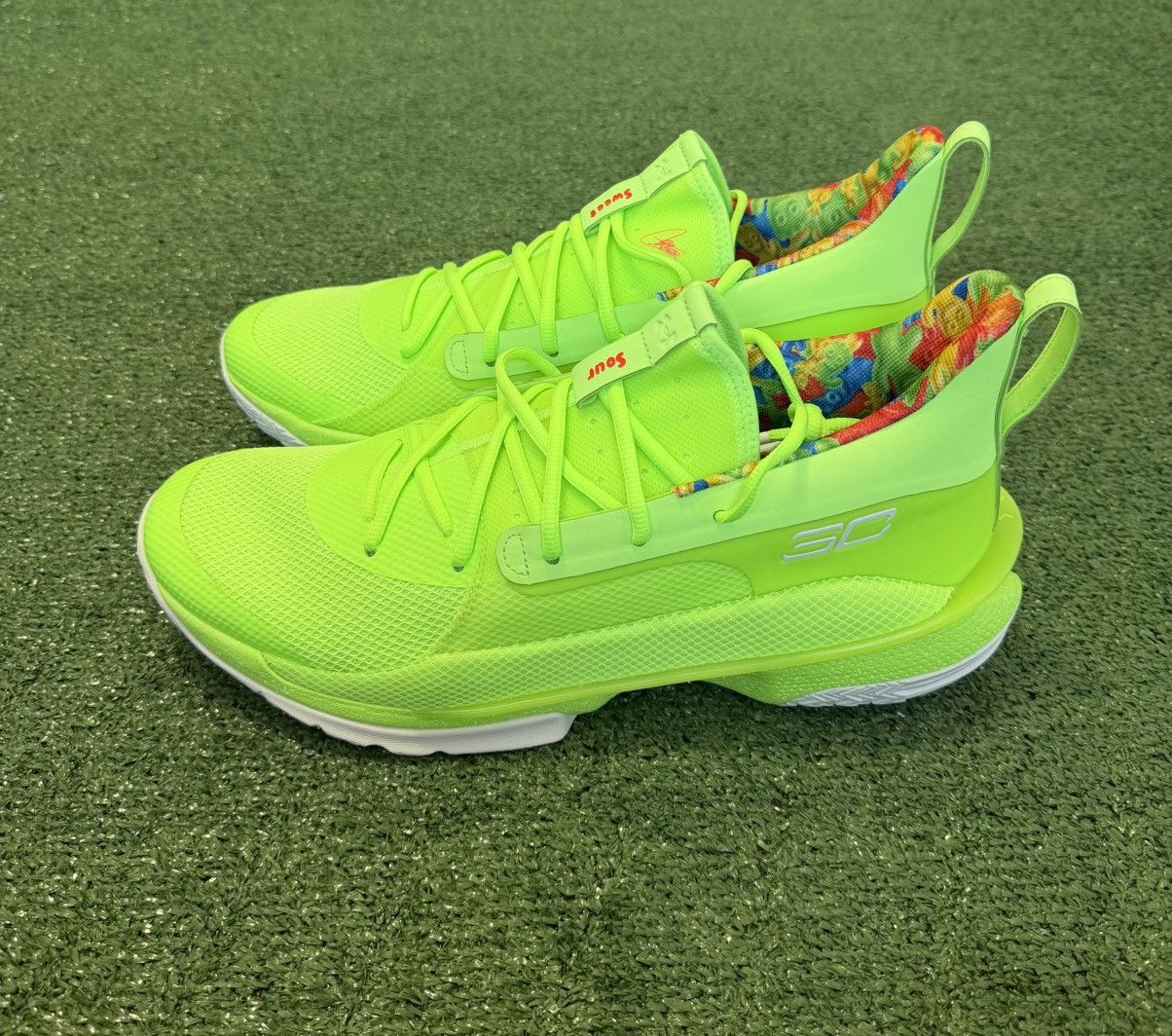 Under Armour Under Armour Curry 7 “Sour Patch” 3021258-302 Men Size 14 Size US 14 / EU 47 - 3 Thumbnail