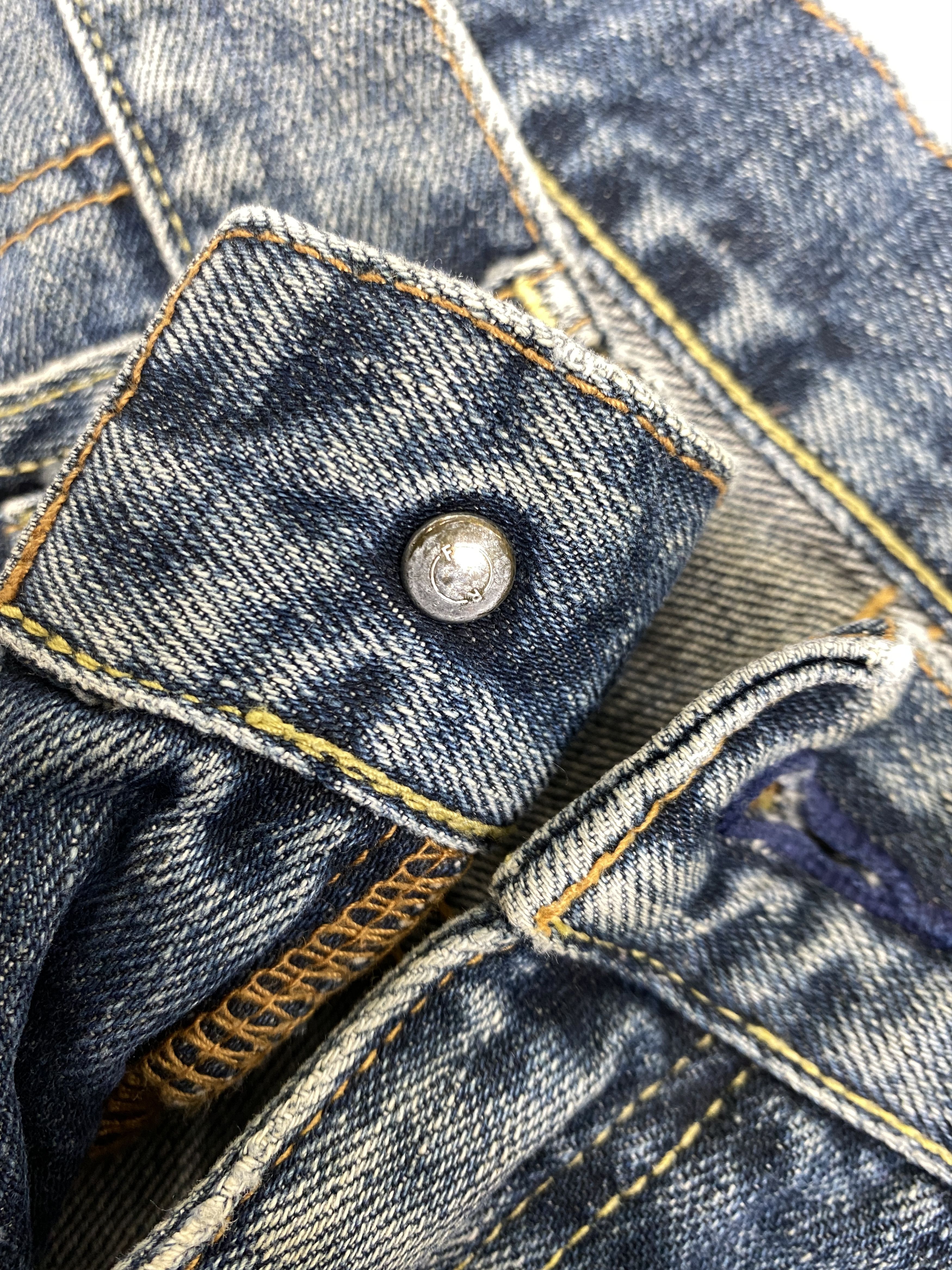 Japanese Brand Uniqlo Distressed Denim 32x33.5 -JN063 Size US 32 / EU 48 - 7 Thumbnail