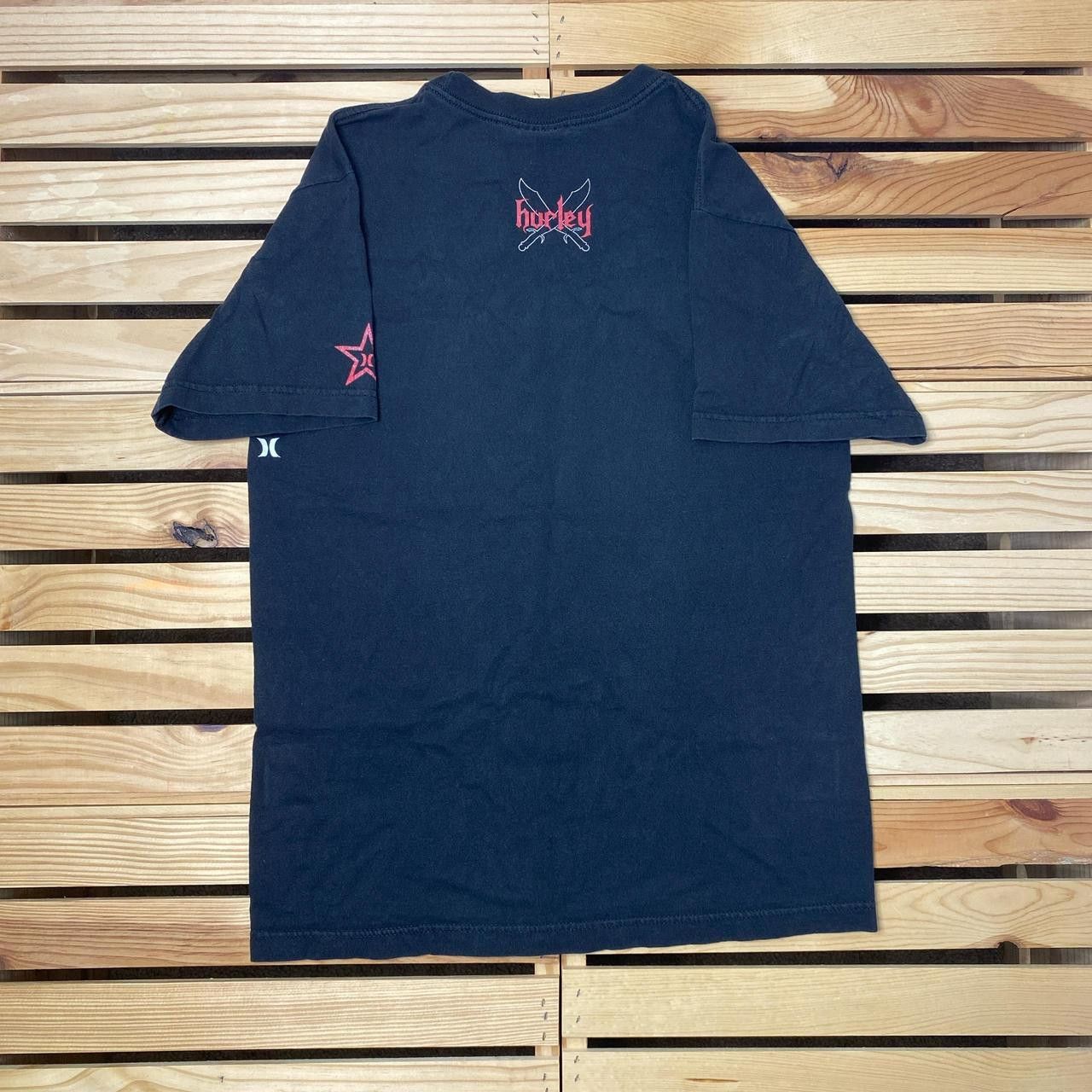 Hurley Vintage Hurley Faded Black Surf Tee Size Medium Size US M / EU 48-50 / 2 - 2 Thumbnail