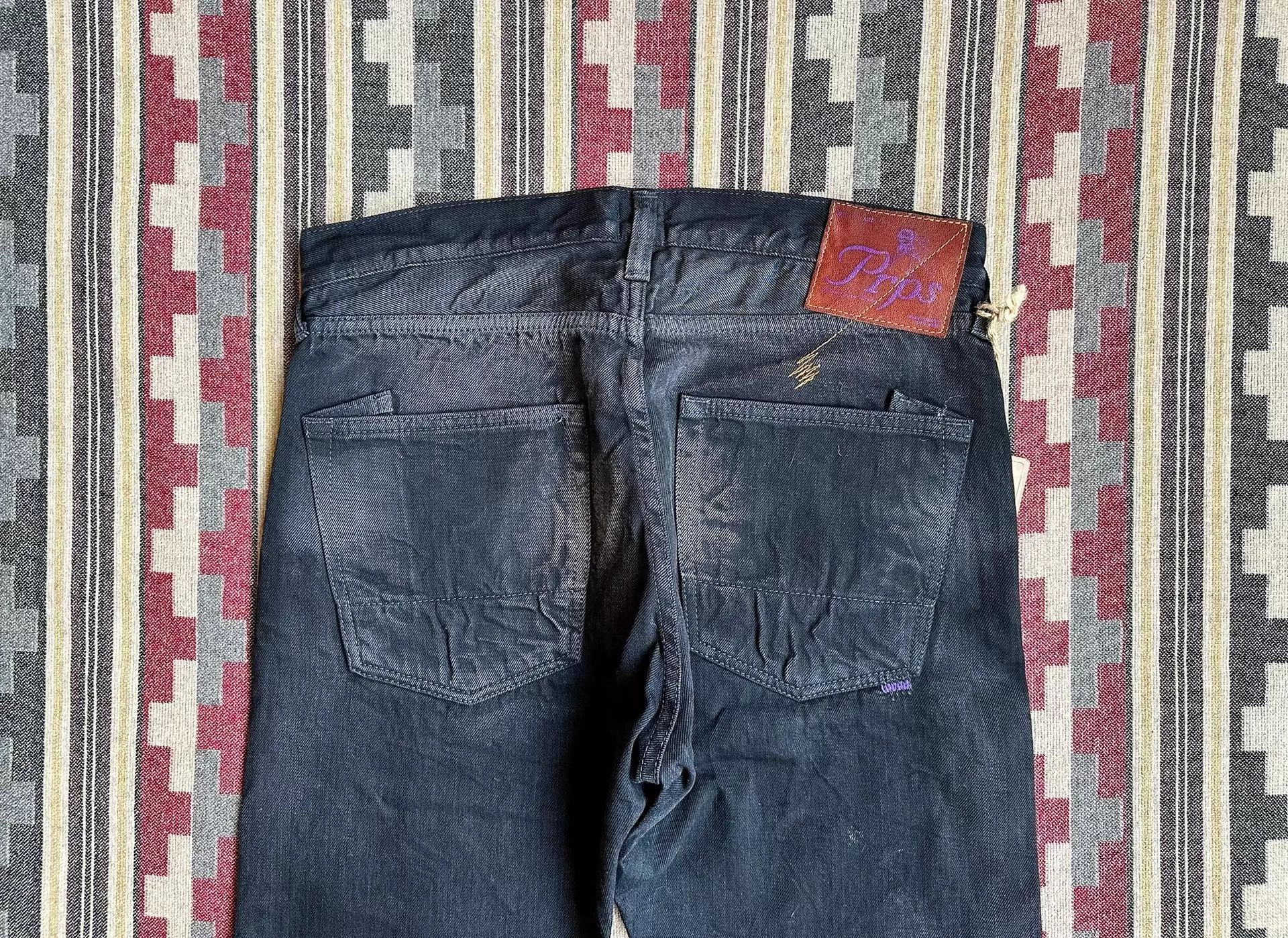 Prps Prps Purple Vintage Black Denim Whiskers Heavy Wash Japan Size US 34 / EU 50 - 4 Thumbnail