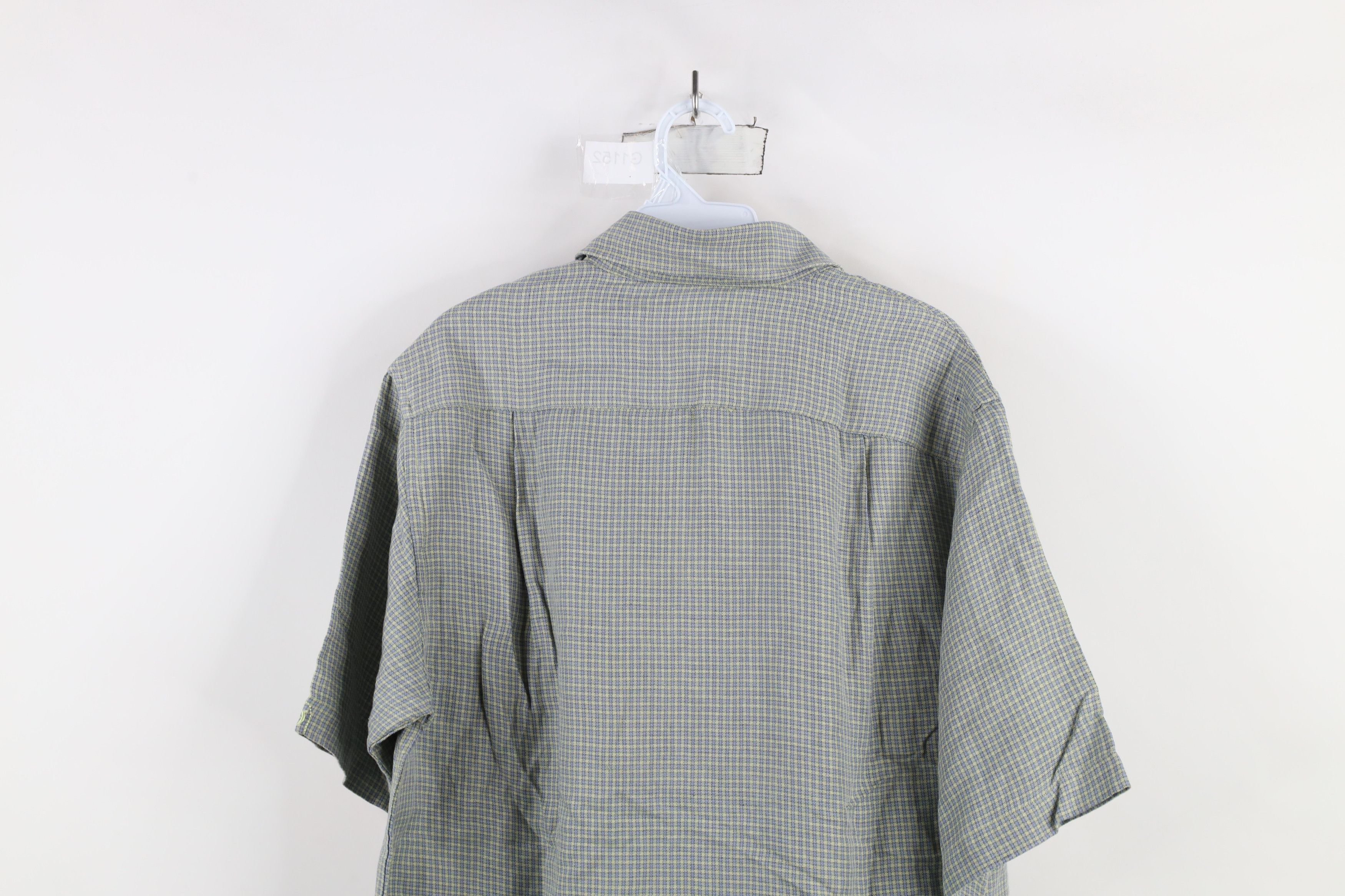Born × Vintage Deadstock Vintage Born Linen Bamboo Button Shirt Plaid Size US M / EU 48-50 / 2 - 12 Thumbnail