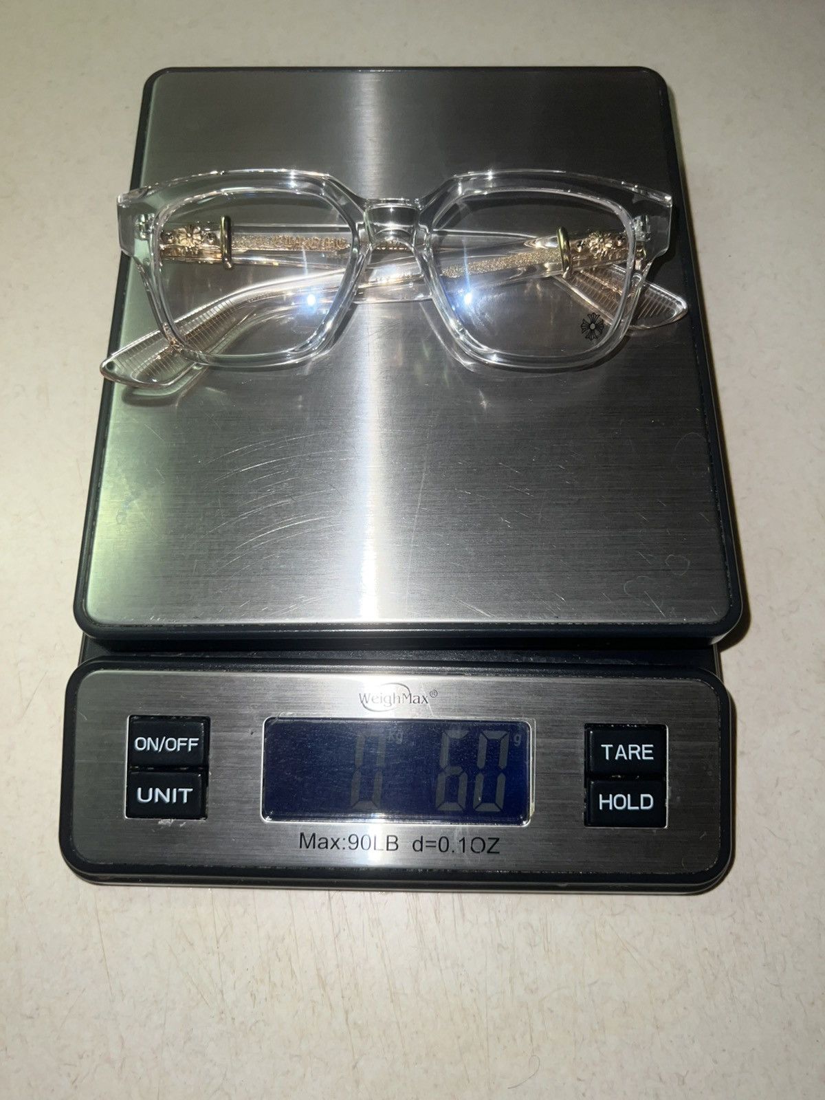 Chrome Hearts OFFERS🤝 Chrome Hearts Vagillionaire II Crystal Gold Glasses Size ONE SIZE - 24 Thumbnail