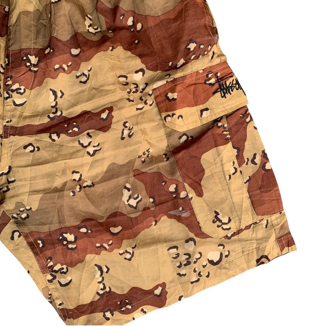 Orange Camo Stussy Camo Shorts Stussy オレンジカモ/デニムショート