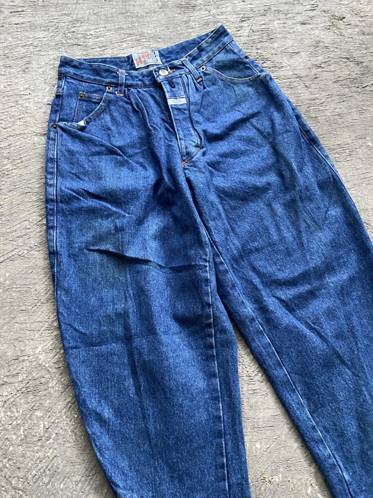 CLOSED × Marithe + Francois Girbaud 1990s MFG x CLOSED - Vintage Baggy High Waist Denim Pants Size US 26 / EU 42 - 2 Thumbnail