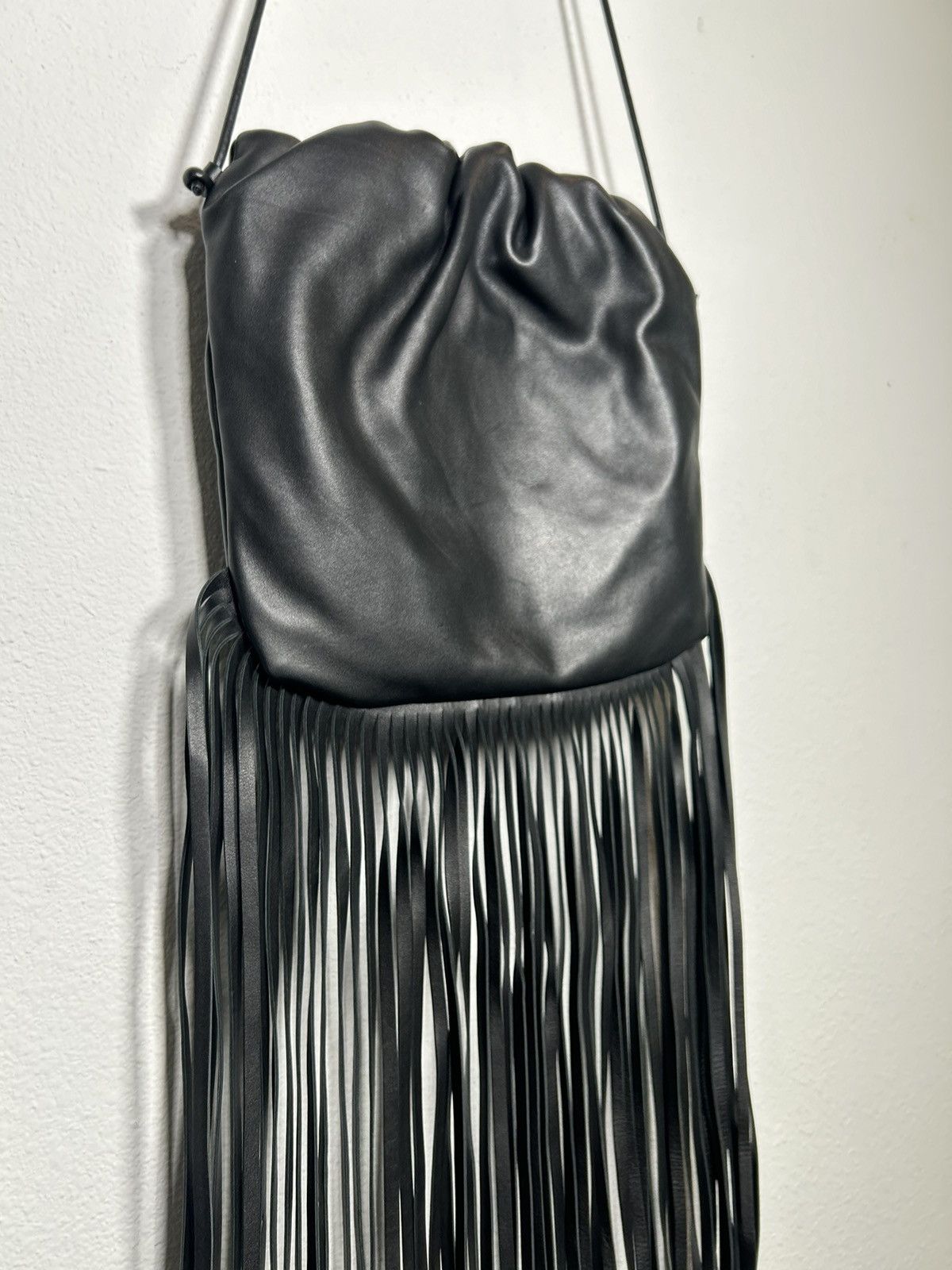 2022 Fringe Nappa Leather Crossbody Bag