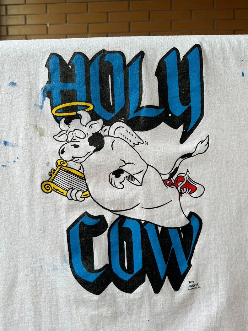 Vintage VintageTee 1994 Holy Cow 2505-Nextarrow Size US XL / EU 56 / 4 - 4 Thumbnail