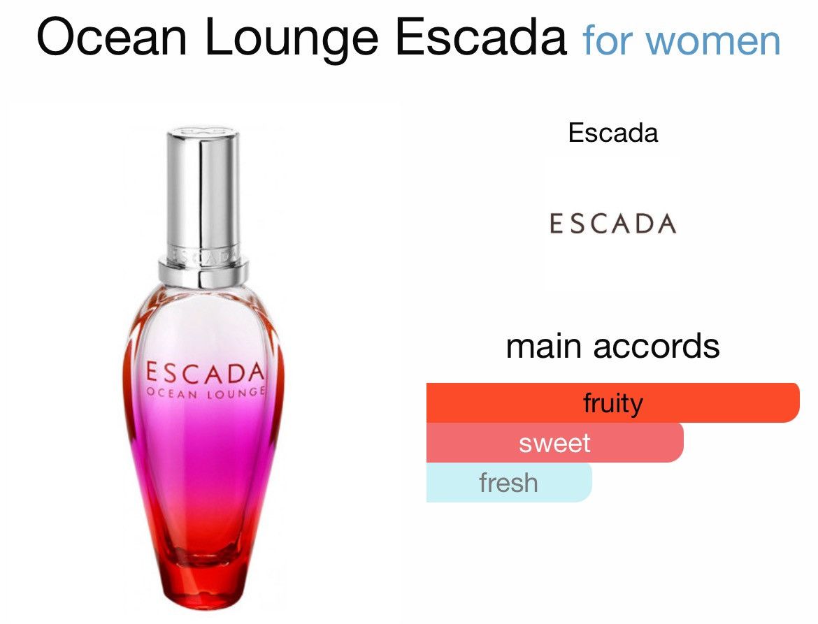 Shops Escada OCEAN LOUNGE Eau De Toilette