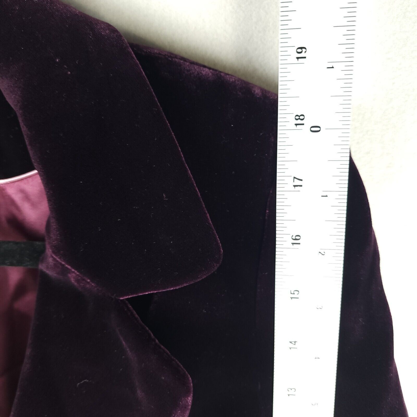 Vintage Caslon Red Velvet Long Sleeve Blazer Jacket Size 8P Rayon Size M / US 6-8 / IT 42-44 - 6 Thumbnail