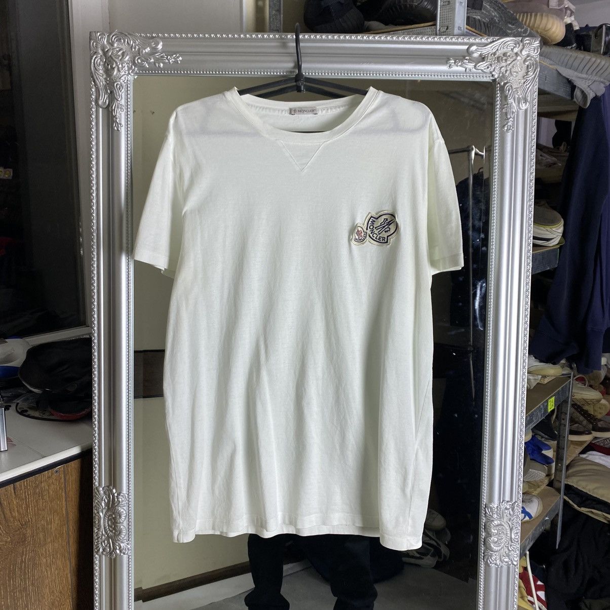 Moncler Moncler T-Shirt Big Logo Size US L / EU 52-54 / 3 - 1 Thumbnail