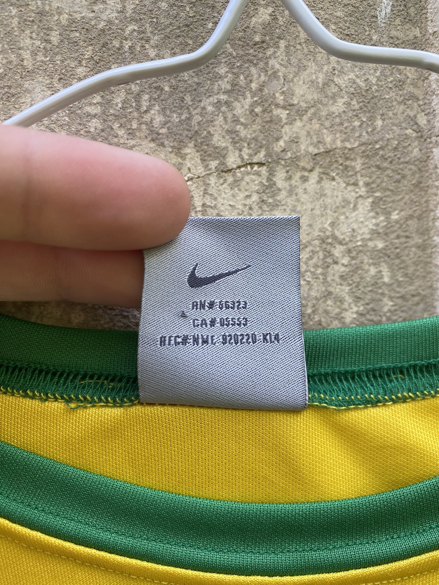 Nike × Vintage Brazil Nike Home Shirt Size US S / EU 44-46 / 1 - 4 Thumbnail