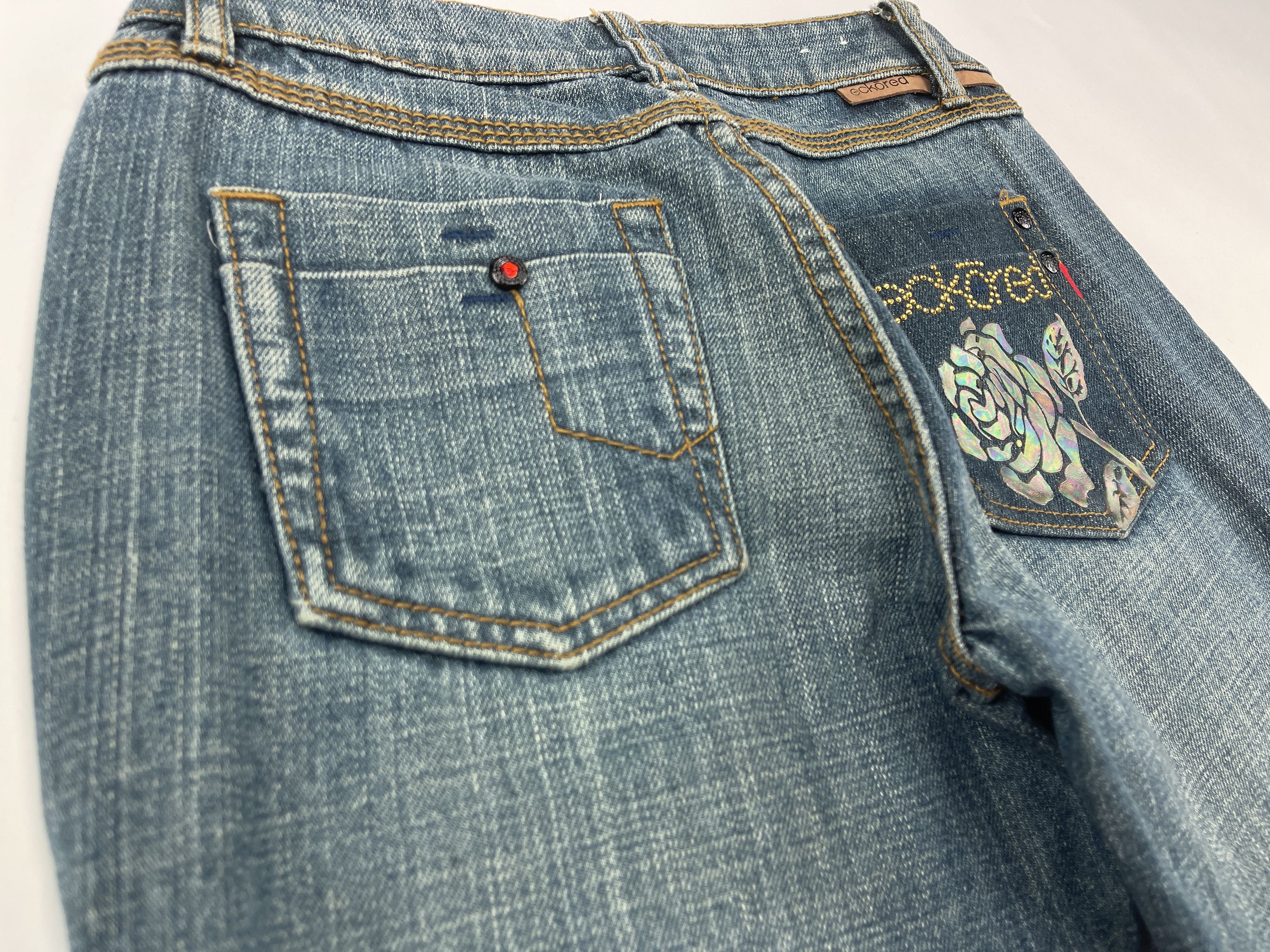 Ecko Unltd. Womens Ecko Unltd jeans, Ecko Red vintage 90s hip hop Y2K 26 Size 26" / US 2 / IT 38 - 6 Thumbnail