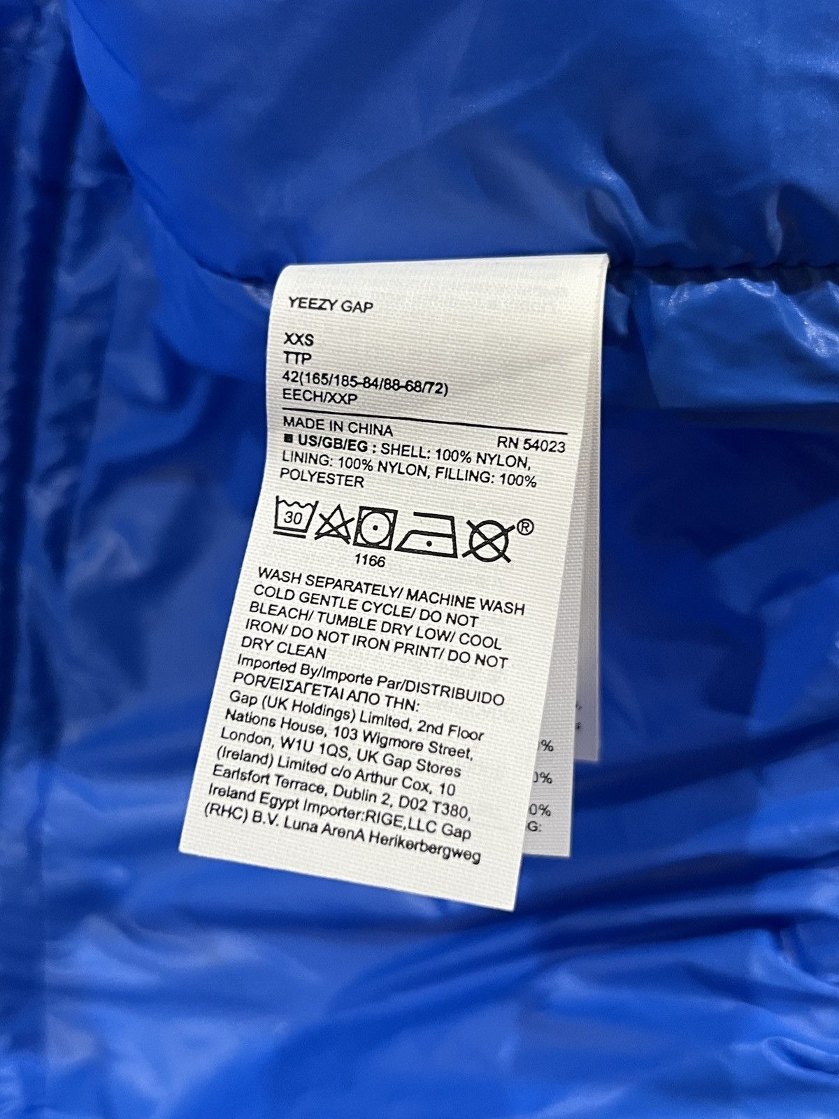 Balenciaga × Gap × Kanye West Yeezy Gap Balenciaga Blue Round Jacket XXS Size US XXS / EU 40 - 4 Thumbnail