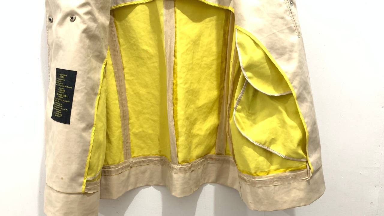 Louis Vuitton LOUIS VUITTON Paris Beige Cup Coat Distressed Size M / US 6-8 / IT 42-44 - 11 Thumbnail