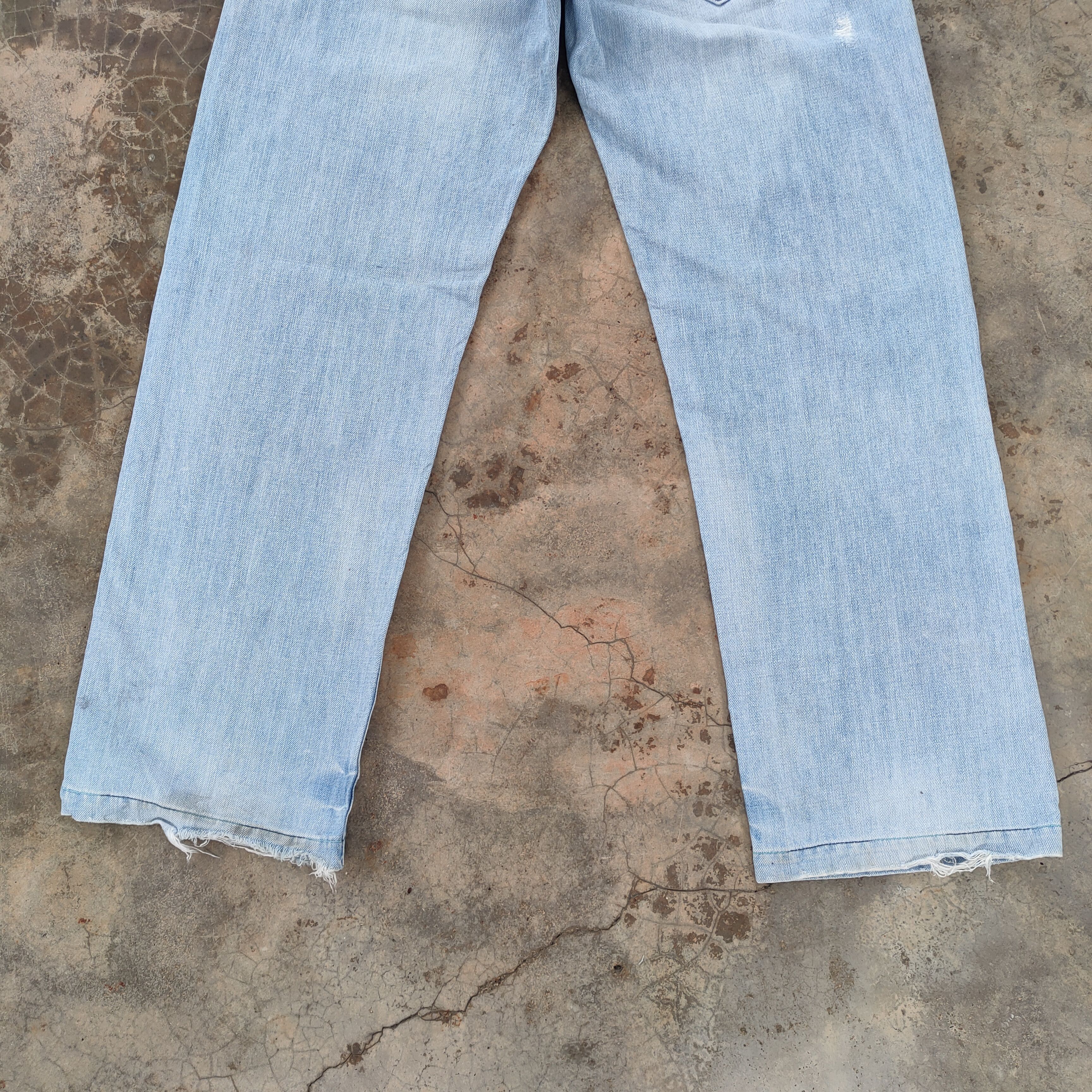 Japanese Brand VINTAGE JAPANESE ALCOTT ART FADED JEANS PANTS Size US 32 / EU 48 - 10 Thumbnail