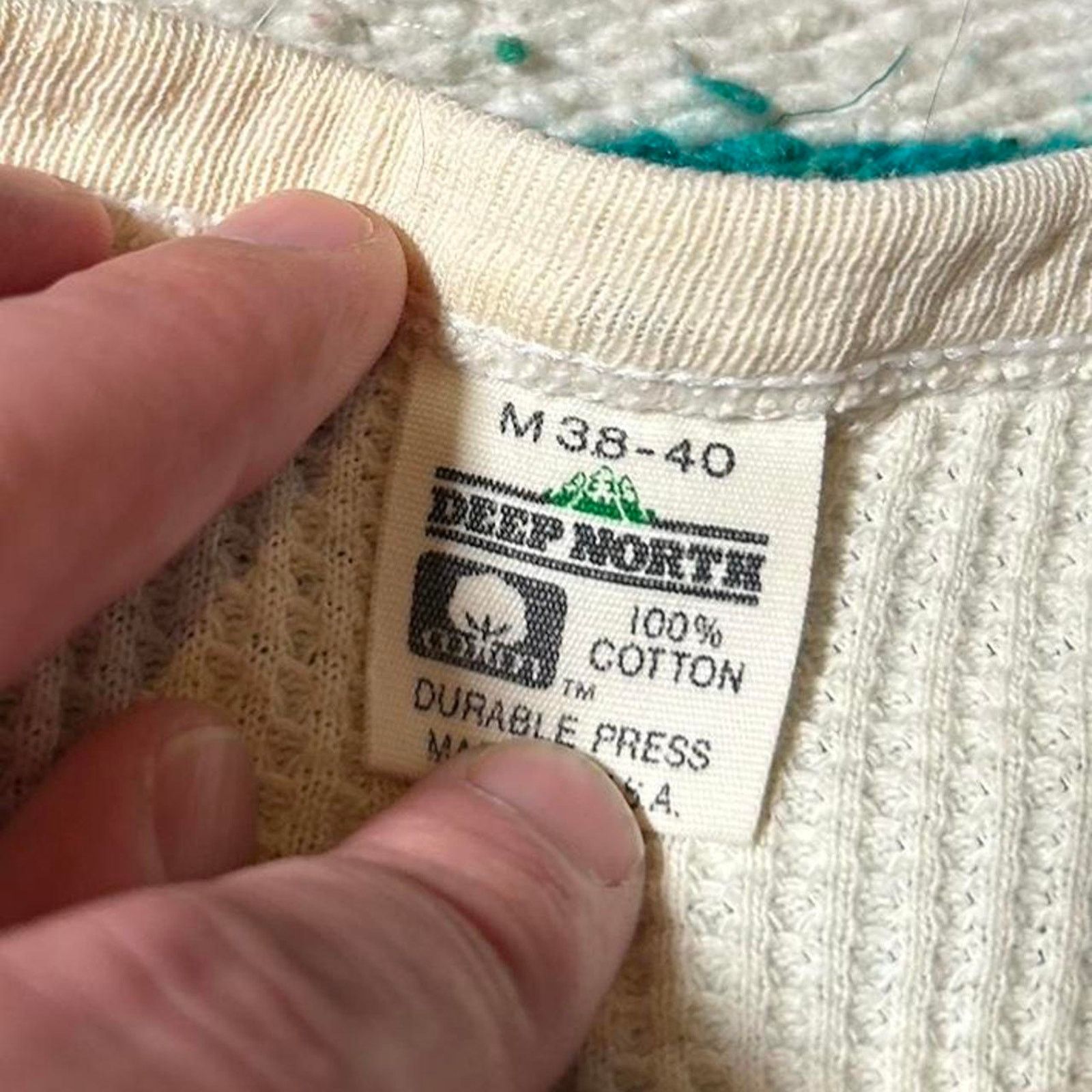Hanes Usa cotton thermal long sleeve Size US M / EU 48-50 / 2 - 2 Thumbnail