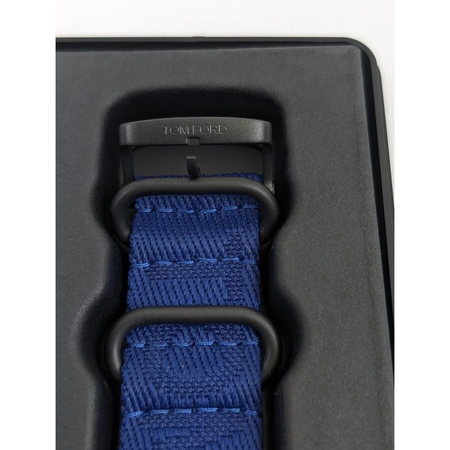 Tom Ford o1rshd1 Size: OS / Plastic Large Case Sports Watch in Blue Size ONE SIZE - 7 Thumbnail