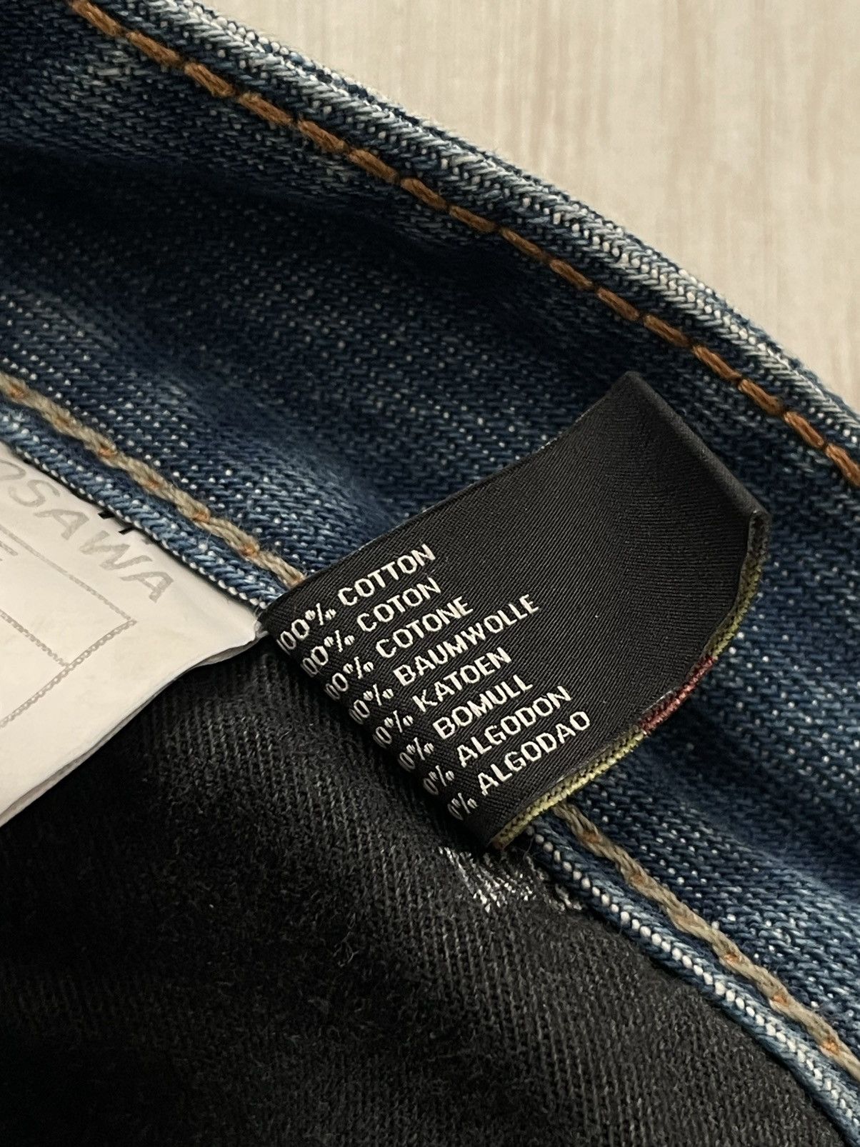 Takeshy Kurosawa Vintage Takeshy Kurosawa Japan Distressed Denim Jeans RARE Size US 32 / EU 48 - 16 Thumbnail