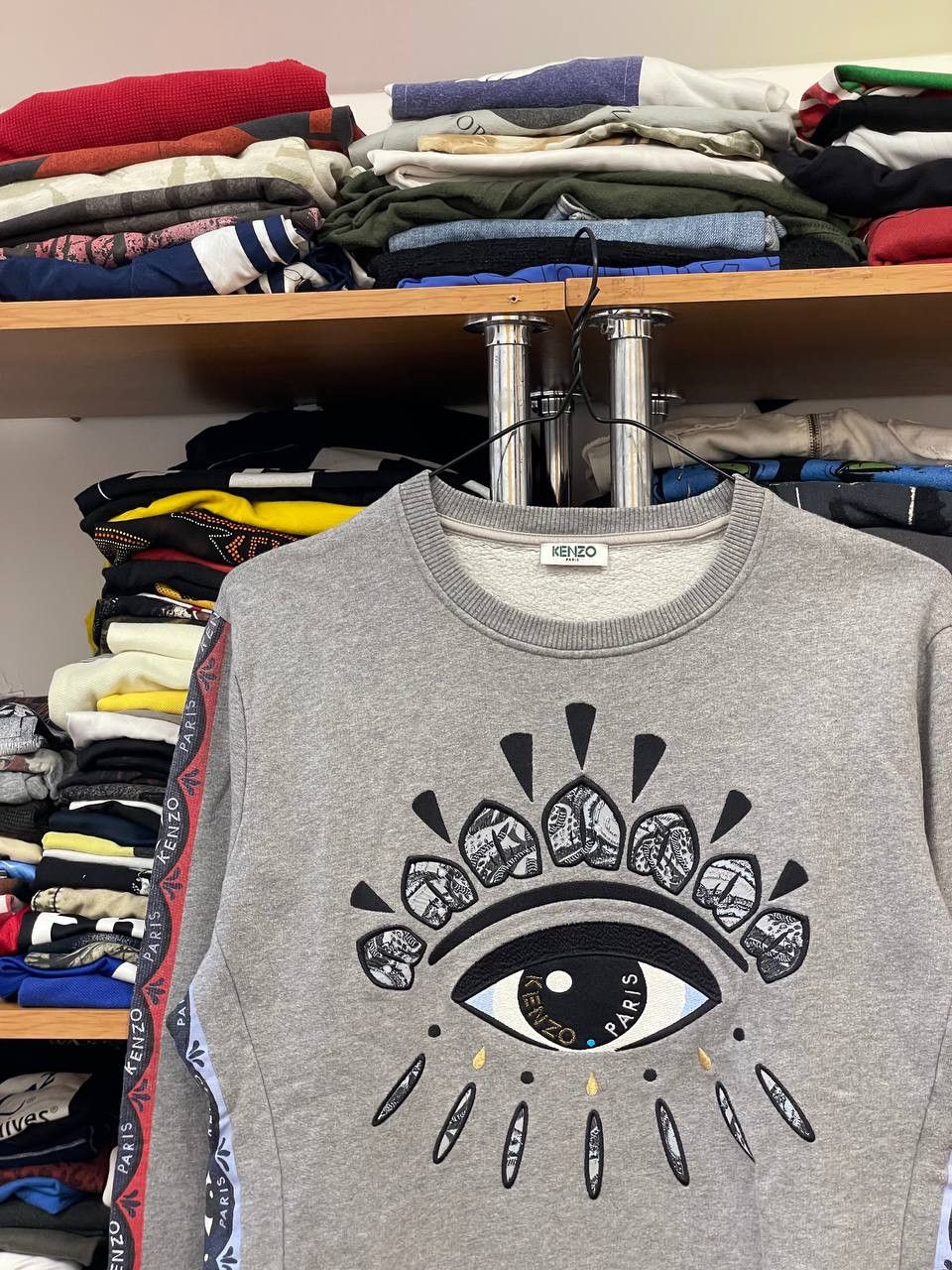 Kenzo Kenzo embroidered eye sweatshirt crewneck Size L / US 10 / IT 46 - 7 Thumbnail