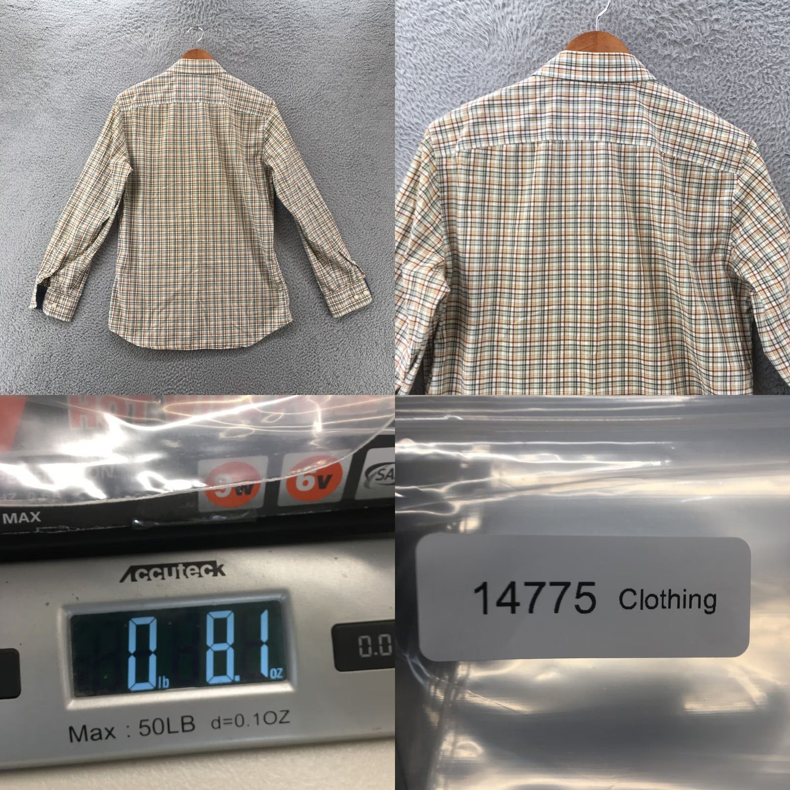 Banana Republic Banana Republic Button-Up Shirt Mens M Multi Cotton Plaid Stretch Slim Fit Size US M / EU 48-50 / 2 - 8 Thumbnail