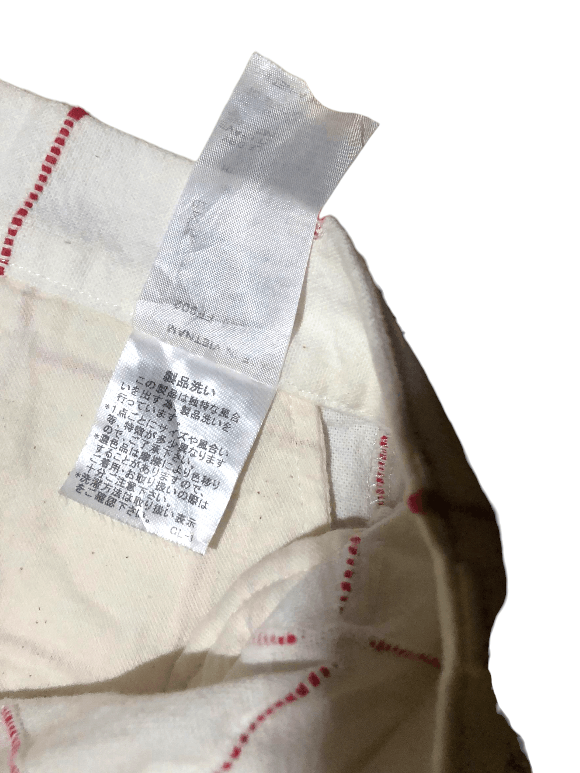 Ne-Net Japanese Brand Issey Miyake Né-net Red Grid Stitched Size 28" / US 6 / IT 42 - 7 Thumbnail
