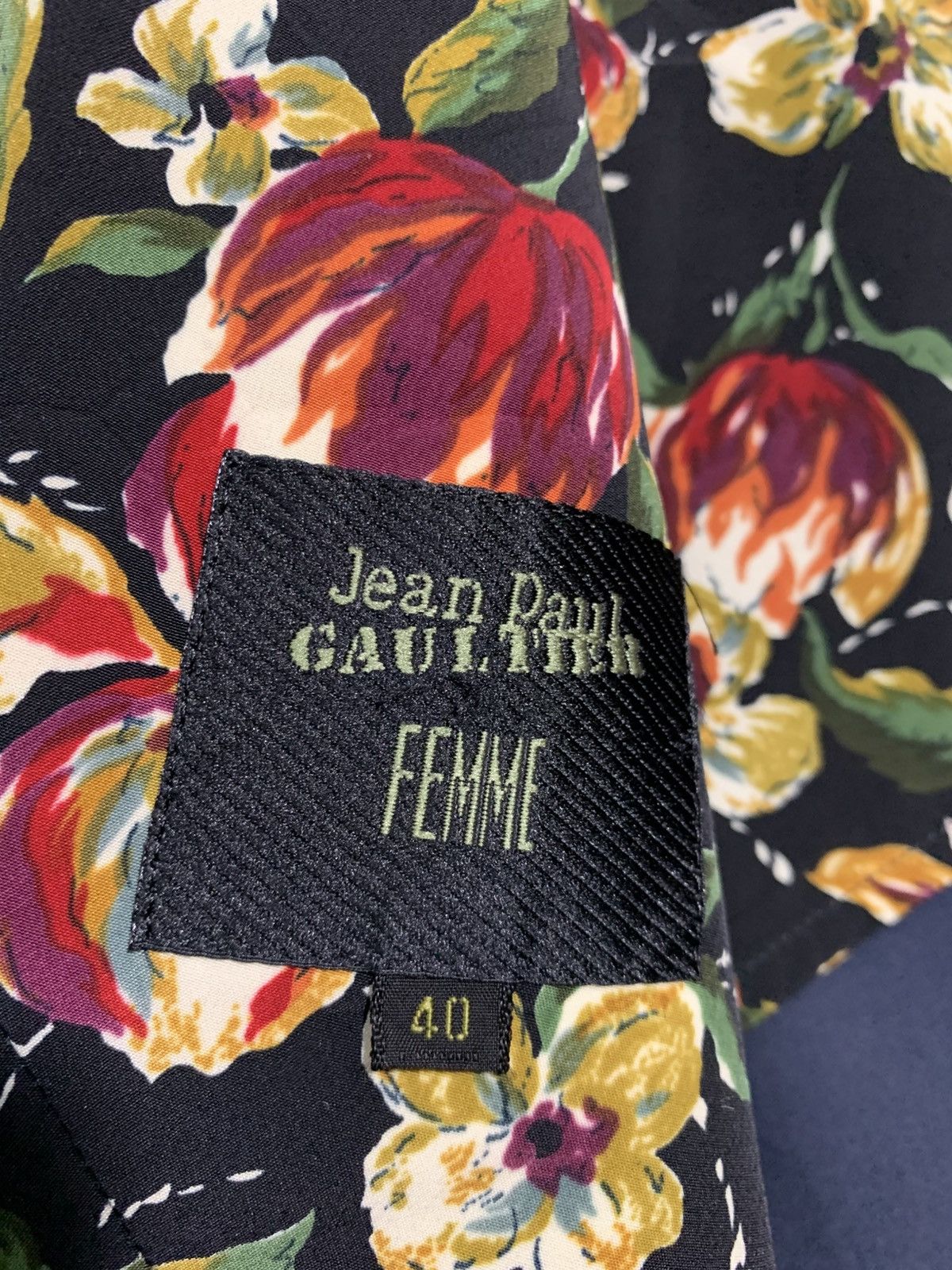 Jean Paul Gaultier 🔥JEAN PAUL GAULTIER FEMME FLORAL JACKETS Size M / US 6-8 / IT 42-44 - 9 Thumbnail