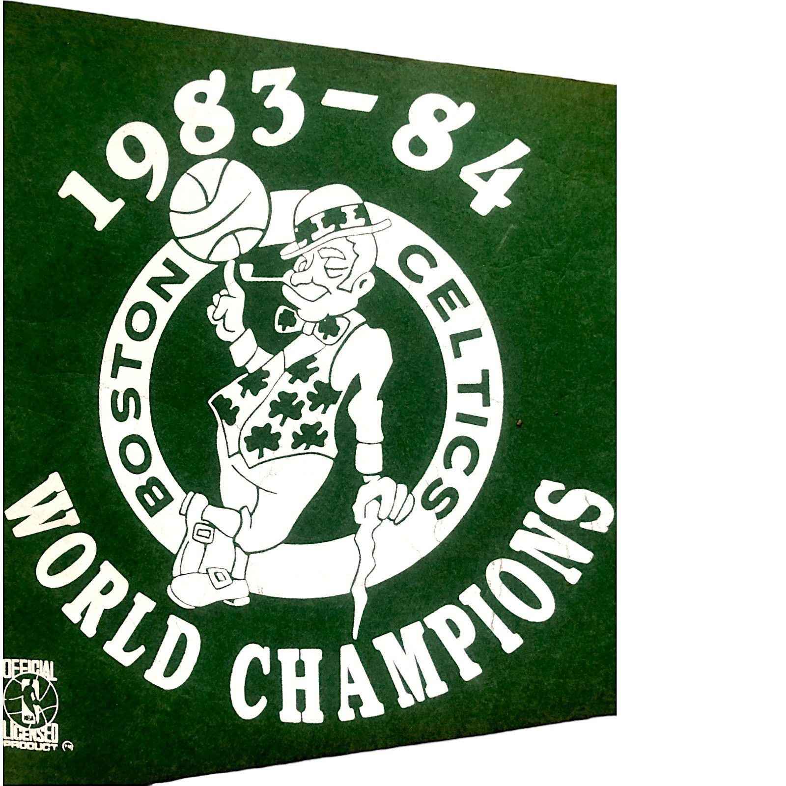 NBA Boston Celtics 1983-84 NBA World Champions Pennant Size ONE SIZE - 3 Thumbnail