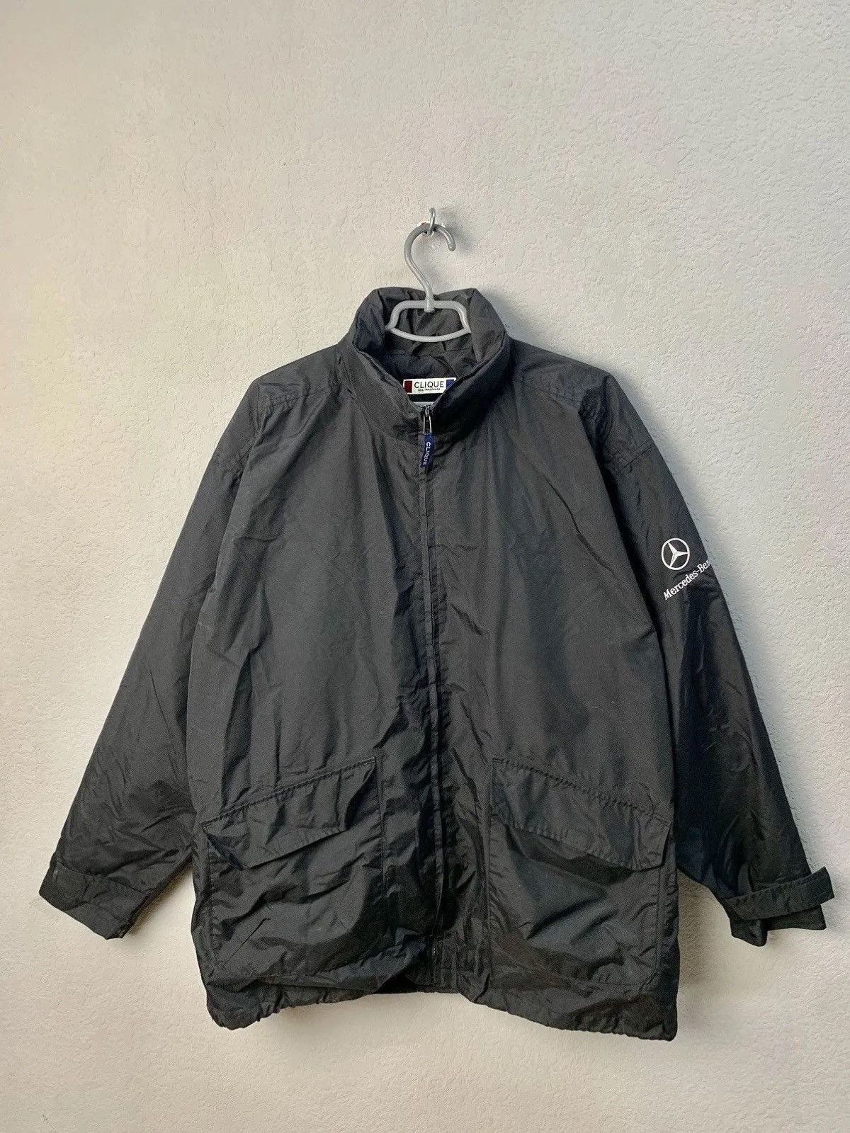 Mercedes-Benz × Vintage Mercedes-Benz vintage Y2K nylon jacket Size US XL / EU 56 / 4 - 2 Thumbnail