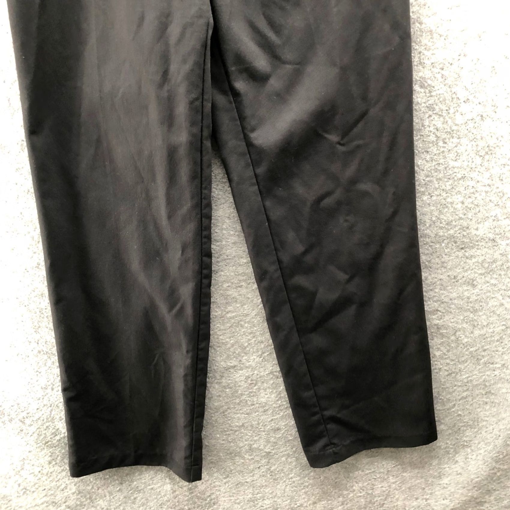 H&M H&M Wide Leg Dress Pants Womens 2 Black High Rise Relaxed Straight Flat Front Size 26" / US 2 / IT 38 - 4 Thumbnail