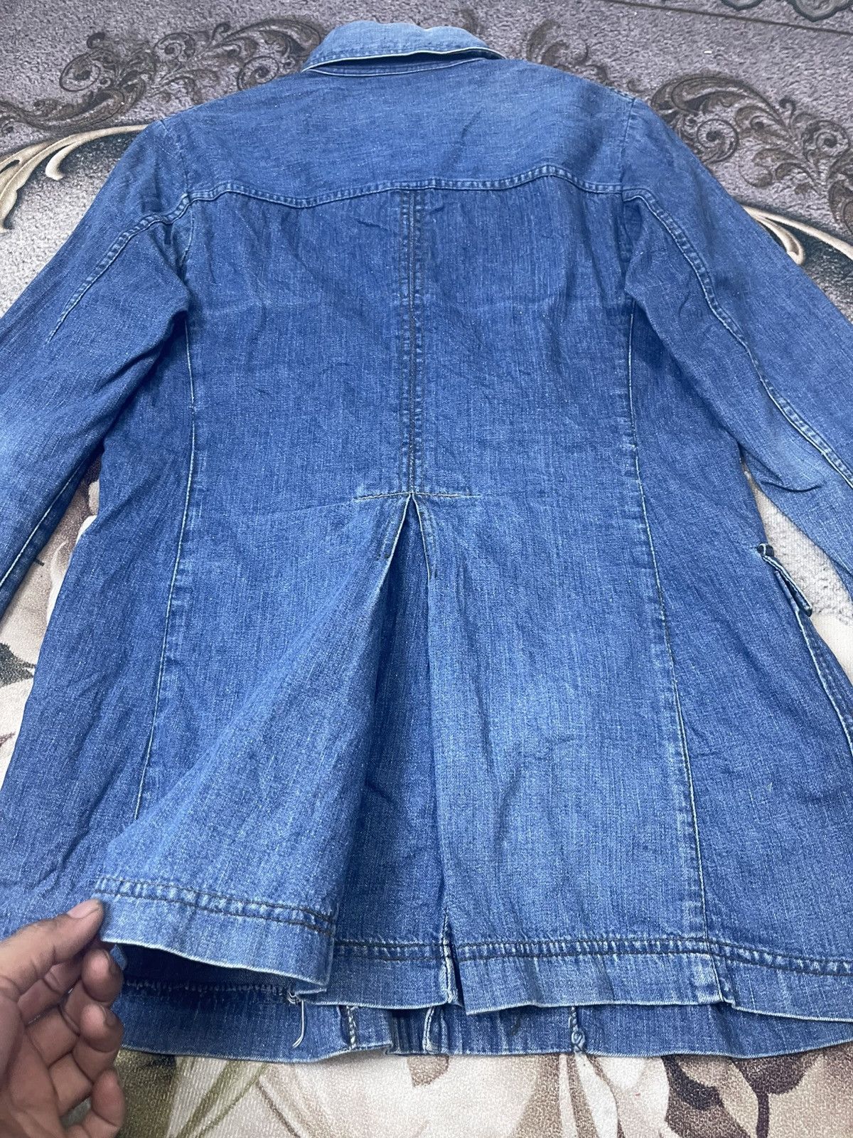 Vintage Canton X West Denim Jacket Streetwear Size US M / EU 48-50 / 2 - 3 Thumbnail