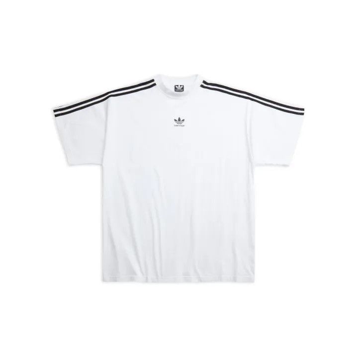 Balenciaga Balenciaga x adidas White Logo Print T-Shirt 0079-2507 Size US M / EU 48-50 / 2 - 1 Thumbnail