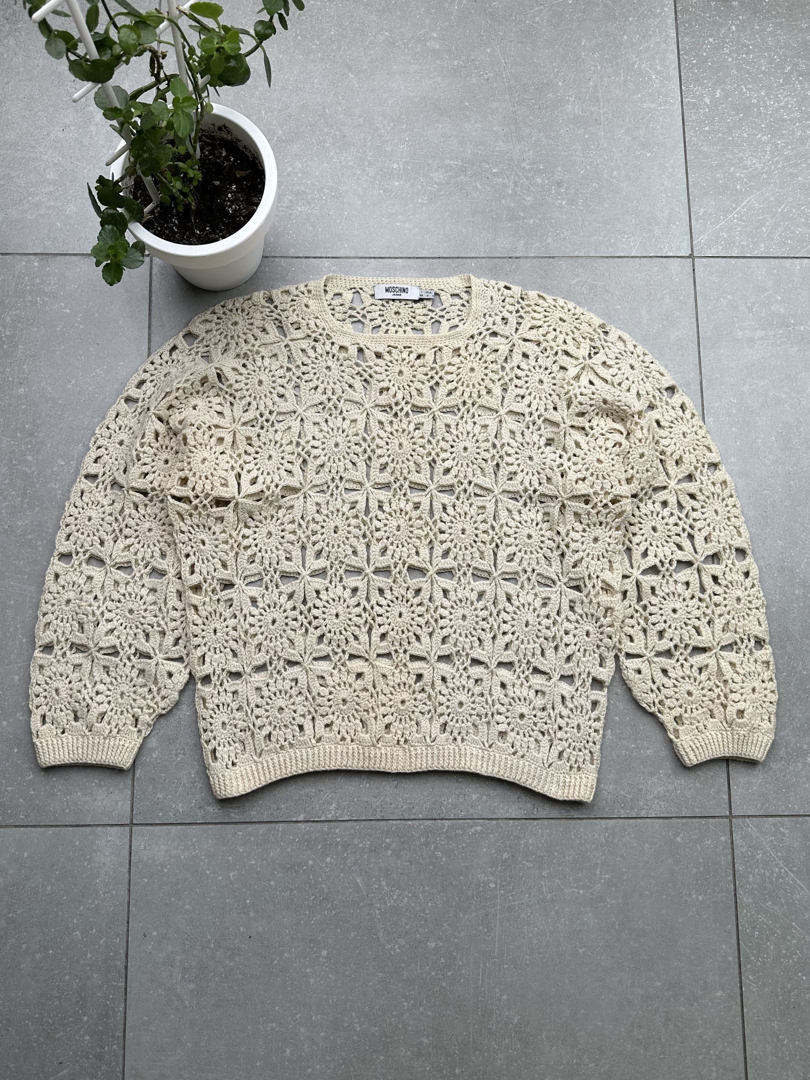 Moschino Moschino Vintage Wool Knit Sweater Size S / US 4 / IT 40 - 1 Thumbnail
