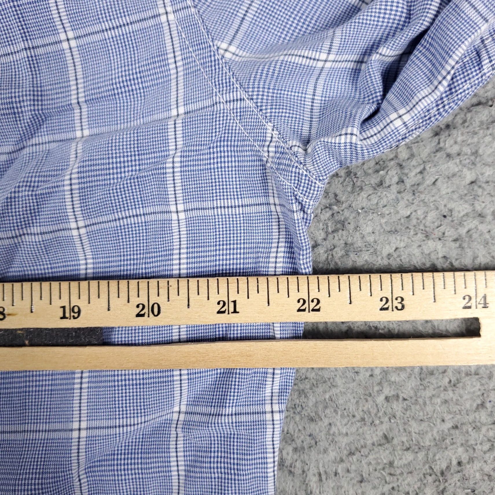 Abercrombie & Fitch Abercrombie & Fitch Blue Plaid Button-Up Shirt Mens Medium Long Sleeve Classic Casual Size US M / EU 48-50 / 2 - 6 Thumbnail