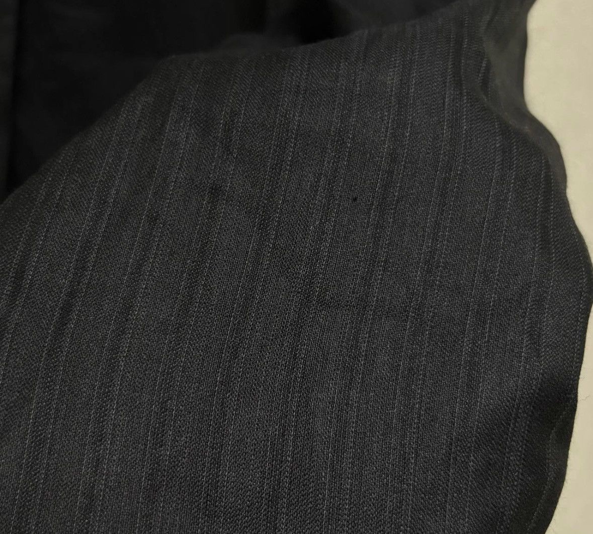 Prada Prada Vintage Men’s Striped Gray Wool Silk Blazer Jacket Size 38R - 24 Thumbnail