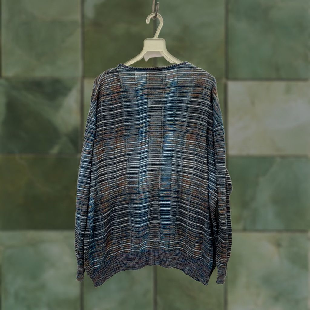 Missoni Missoni Sport Cardigan Sweater Italy Multicolor Knit Blue XL Men Adults 51 Chest Button Front Relaxed Knit Pattern 70% Cotton Rayon Nylon Green? Size US XL / EU 56 / 4 - 1 Thumbnail