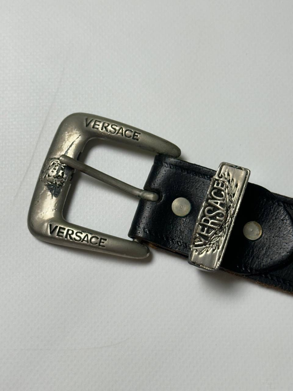Vintage Vintage Versace Belt Real Leather Size ONE SIZE - 8 Thumbnail