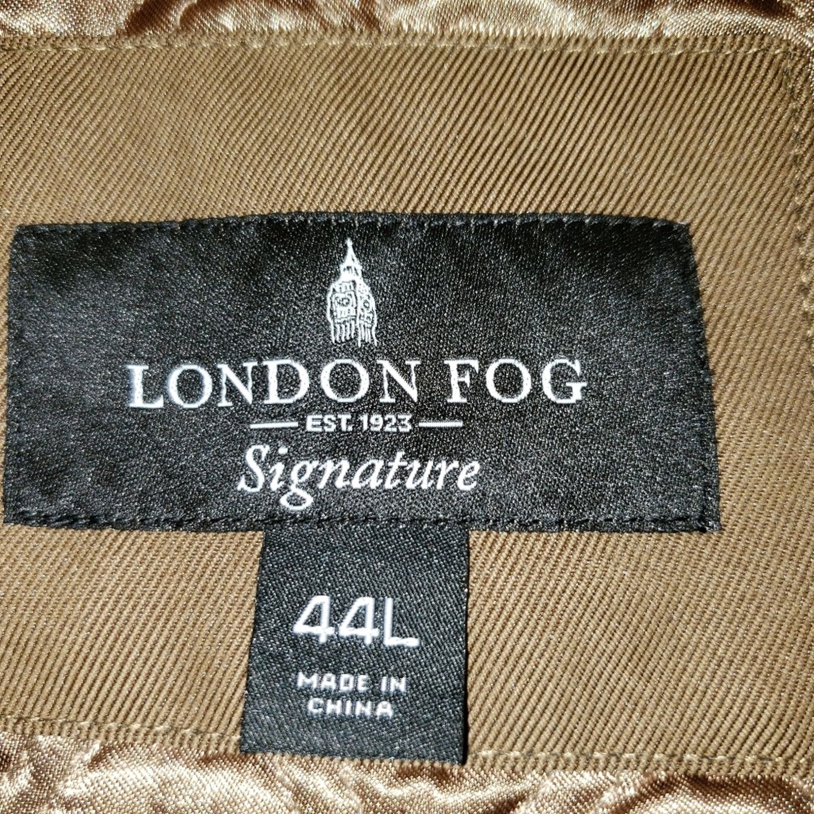 London Fog Men's Durham London Fog Trench/Rain Coat Sz 44L Quilted. Size US L / EU 52-54 / 3 - 7 Thumbnail