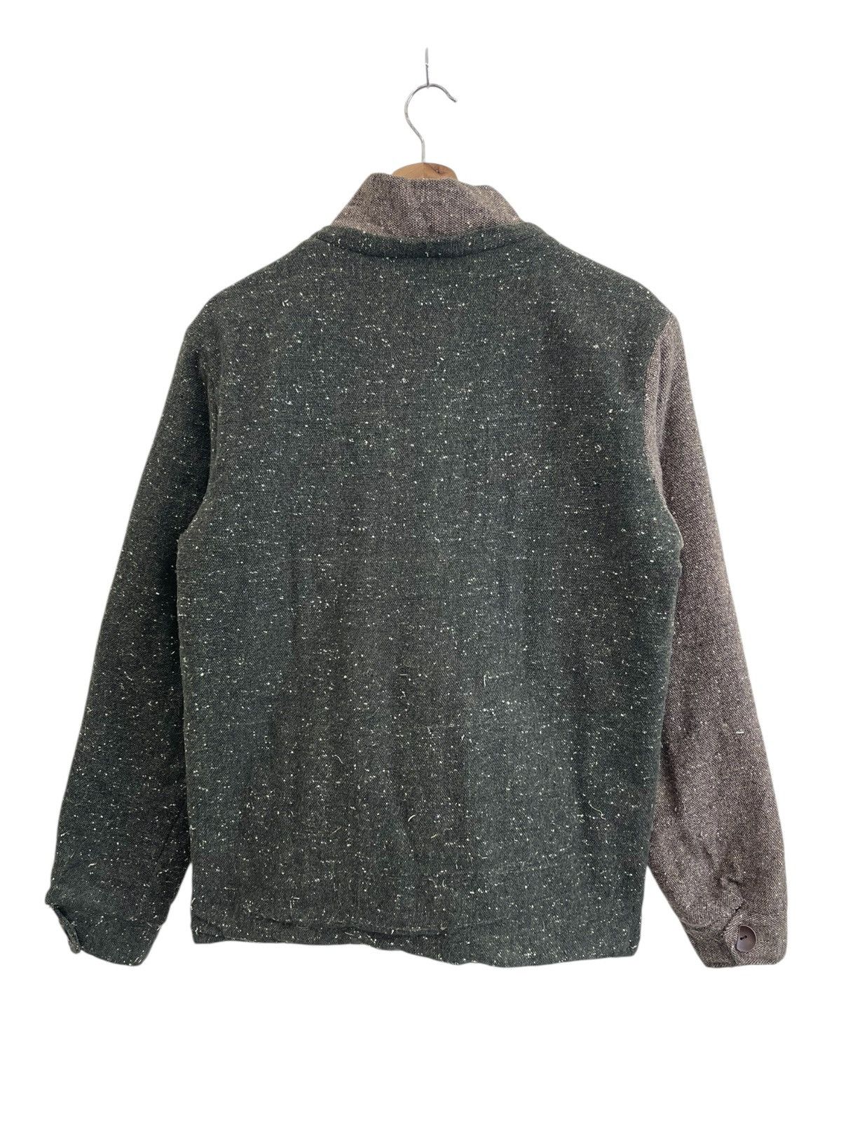 Japanese Brand Vintage Patchwork Wool Button Jacket Size US S / EU 44-46 / 1 - 2 Thumbnail